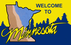 MN welcome sign